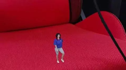 AI Video from prompt: The girl is dancing, her face doesn't change. Sh