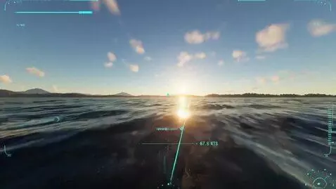 AI Video from prompt: AI flying water POV