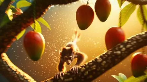 AI Video from prompt: Miko, a mischievous monkey with a perpetually in