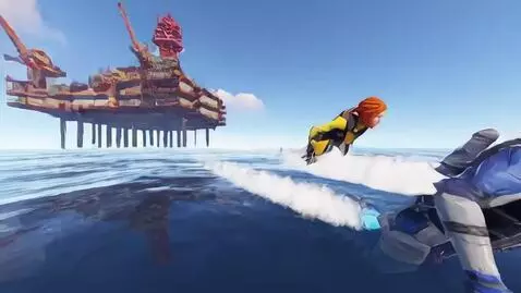 AI Video from prompt: Create a video where 3 YouTubers from the game R