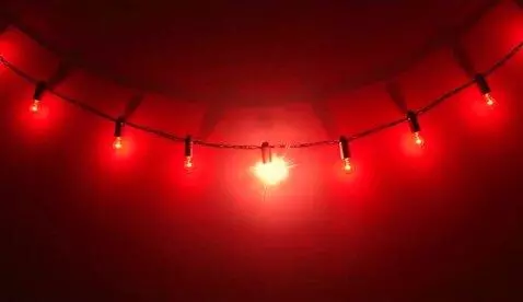 AI Video from prompt: The light bulbs are flashing. One of them bursts