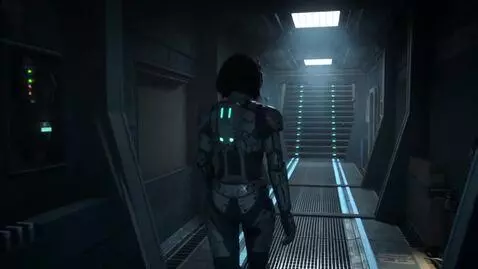 AI Video from prompt: "The girl in armor from the photograph walks thr