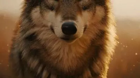 AI Video from prompt: A lone wolf who managed to break through a diffi