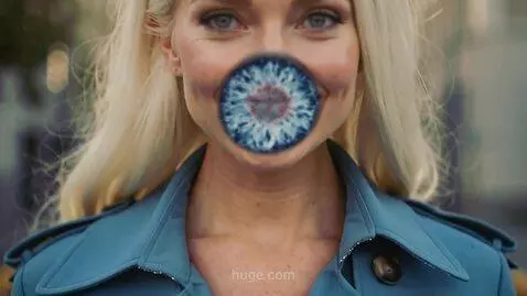 AI Video from prompt: Close-up, macro shot. The camera rapidly zooms i