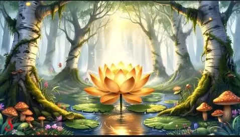 AI Video from prompt: Magical forest brights