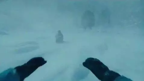 AI Video from prompt: A horizontal video with a first-person view. The