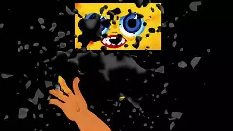 AI Video from prompt: The video starts whit a effect, then a black ink