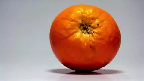 AI Video from prompt: THE ORANGE IS SPINNING