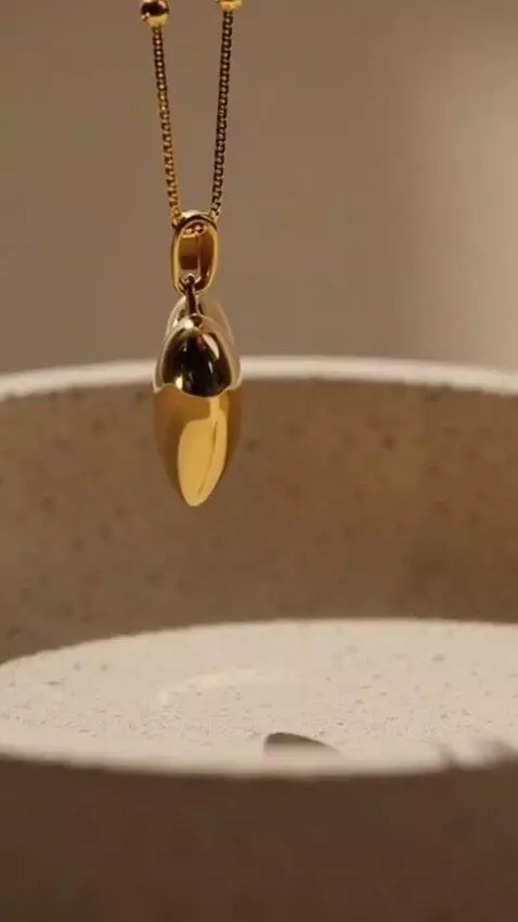 AI Video from prompt: Luxury jewelry rotating slowly with cinematic li