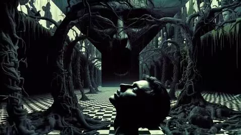 AI Video from prompt: 🥳🤯😭👾Pondering Human,entire image, high res graph