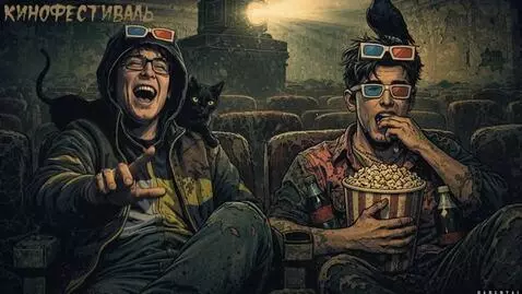 AI Video from prompt: take a picture and continue it. They're watching