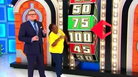 AI Video from prompt: The wheel breaks down on the Price Is Right