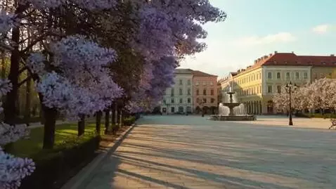 AI Video from prompt: Along the lilac boulevards, along the Sunday squ