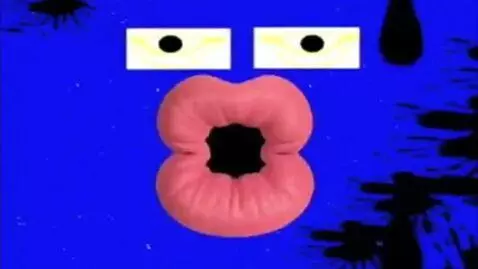 AI Video from prompt: all starts with just a blue static, and then blu