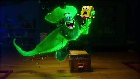AI Video from prompt: Sponge bob kills pirates.What the Hell.Aaaaaaaaa