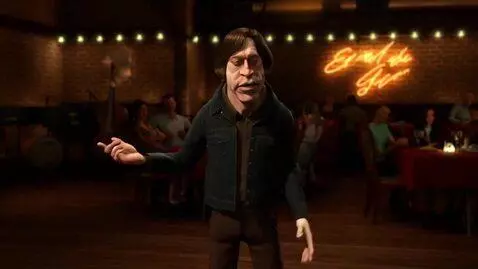 AI Video from prompt: this guy is dancing on stage in a restaurant and