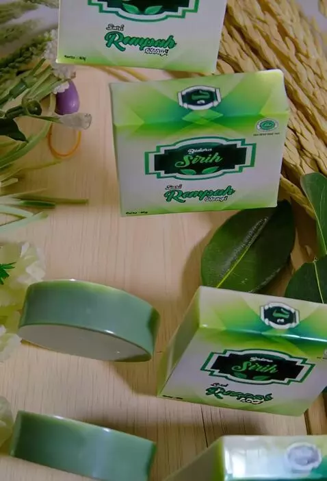 AI Video from prompt: Cinematic herbal soap commercial. Fresh green si