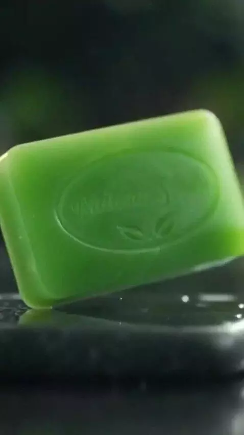 AI Video from prompt: Cinematic herbal soap advertisement, dark natura