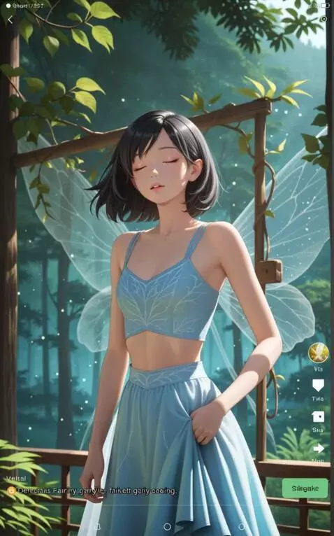 AI Video from prompt: A person sitting on a park bench takes a deep br