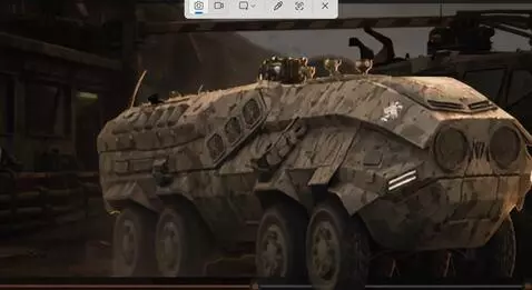 AI Video from prompt: A vehicle passes through the checkpoint.