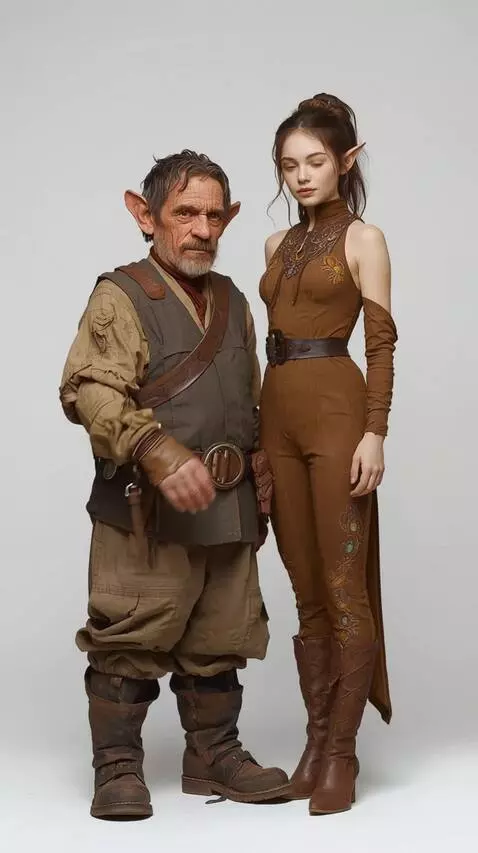 AI Video from prompt: The man casts a spell, the woman gets scared.