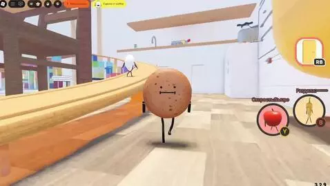 AI Video from prompt: The YouTuber plays as the product and comments o