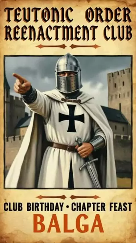 AI Video from prompt: Need a video invitation: a meme in the style  Fo