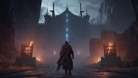 AI Video from prompt: Ultra realistic cinematic scene, dark fantasy en