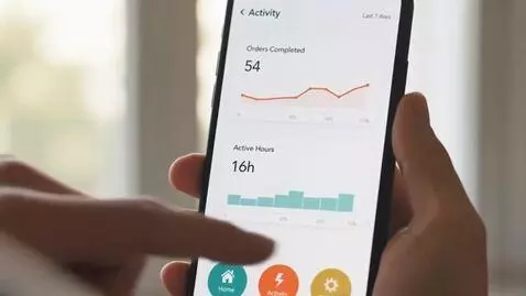 AI Video from prompt: generate a video of a person interacting with th