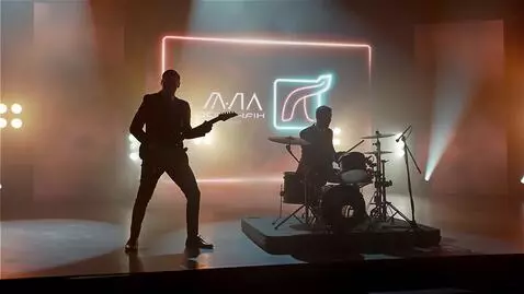 AI Video from prompt: Cinematic 5-second shot of two secret agents per