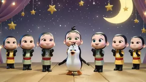 AI Video from prompt: Imagine a vivid, cartoon-like scene. In the cent