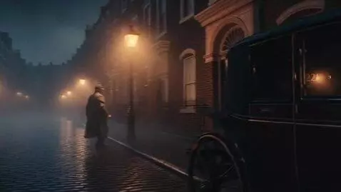 AI Video from prompt: A single continuous cinematic tracking shot at n