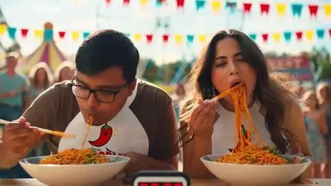 AI Video from prompt: Armpit licking