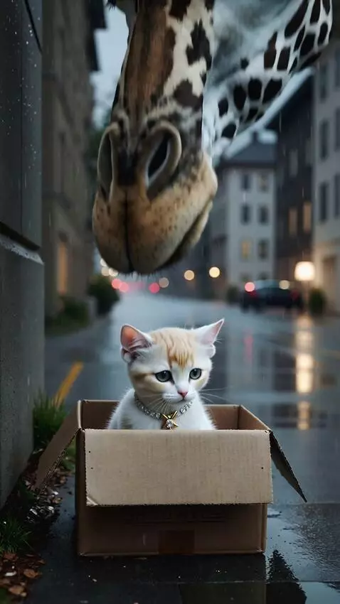 AI Video from prompt: Cinematic vertical 9:16 short film. Continuous s