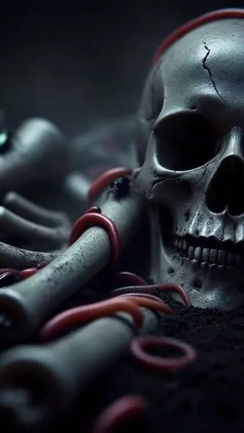 AI Video from prompt: An American Horror Story-style teaser: dark orch