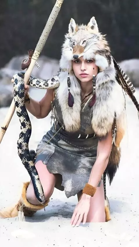 AI Video from prompt: The girl straightens her shoes and looks at us s