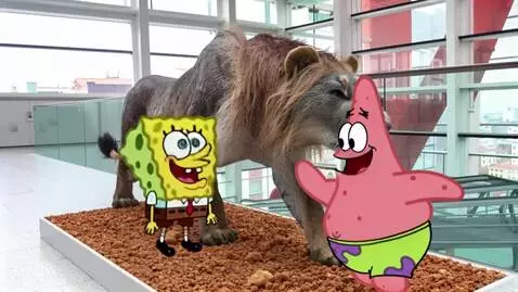 AI Video from prompt: Ai music commercial like Sponge bob and Patrick 