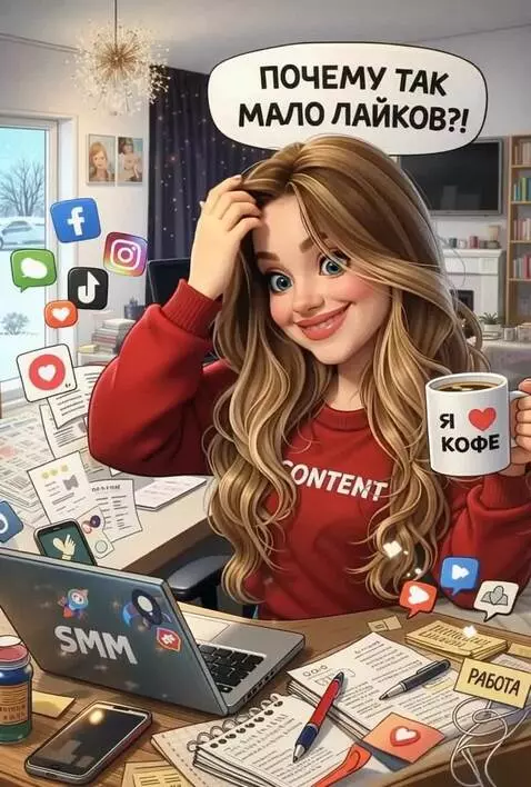 AI Video from prompt: She adjusts her hair, smiles and sends a kiss