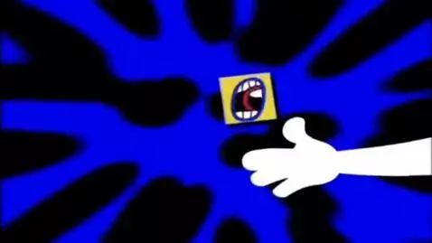 AI Video from prompt: all starts with just a blue static, and then blu