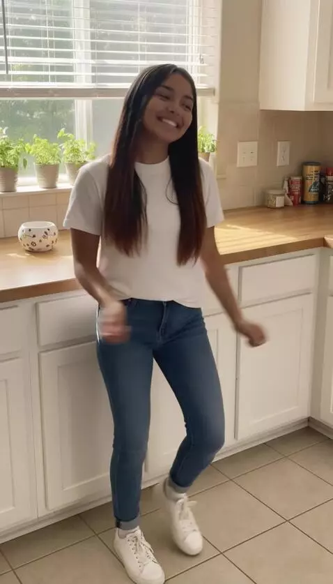 AI Video from prompt: Have the girl do something interesting or someth