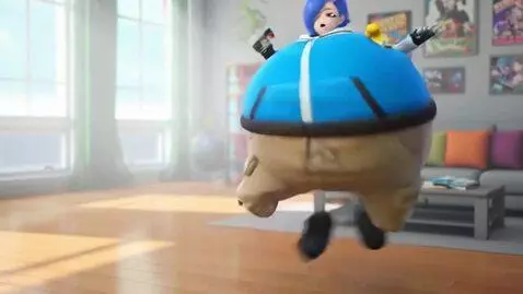 AI Video from prompt: The girl noticed that her body had swelled up li