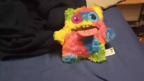 AI Video from prompt: Make this character start backflipping