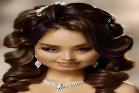 AI Video from prompt: A woman poses from various angles, quickly chang