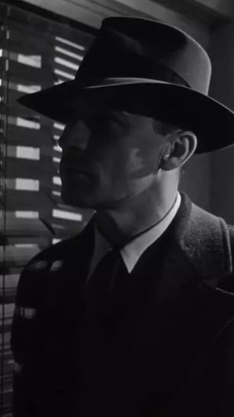 AI Video from prompt: Film Noir Monochrome: “A black-and-white portrai