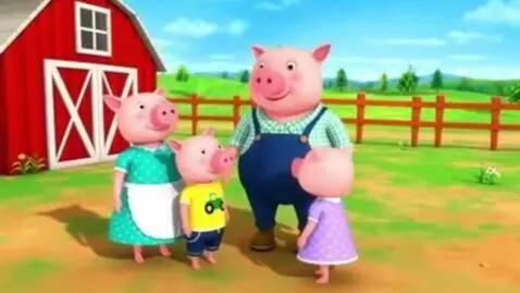 AI Video from prompt: Family piggies