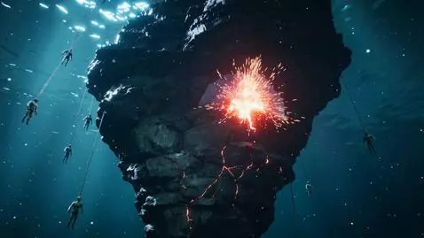 AI Video from prompt: Prompt:  Ultra-realistic underwater cinematic sc