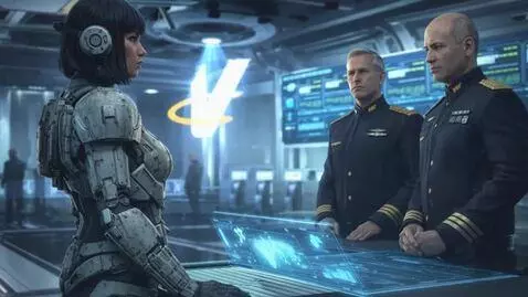 AI Video from prompt: English: Report of a girl in armor