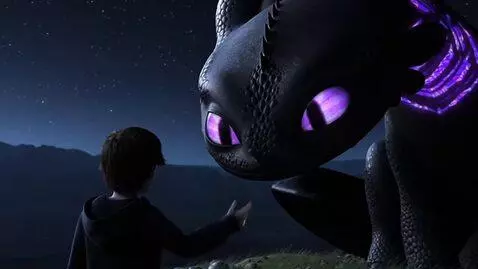 AI Video from prompt: human from photo is kissing ender dragon from mi