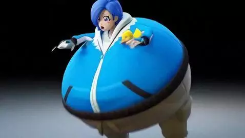 AI Video from prompt: The girl noticed that her body had swelled up li