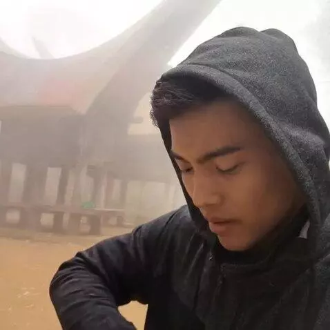 AI Video from prompt: A cinematic scene of a tired young man standing 